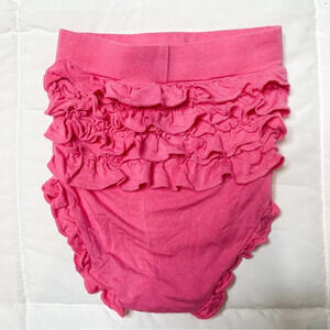 Posh Peanut Baby Girl Hot Pink Bamboo Ruffle Bloomers